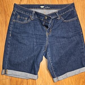 Old Navy Dark Blue Denim Shorts